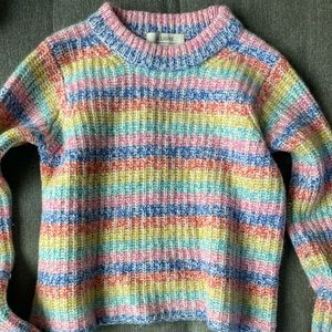 La Ligne Colorful Rainbow Cashmere Sweater